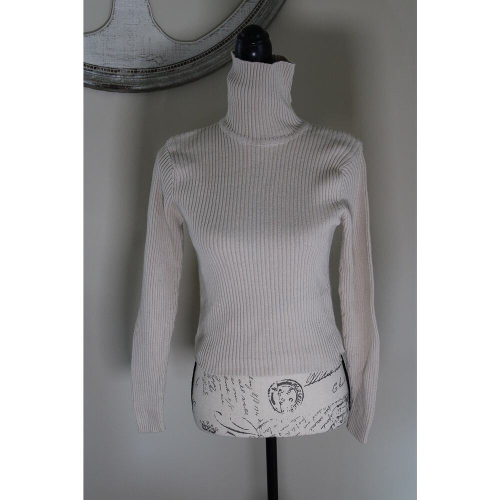 Jamie & Scott Women’s turtleneck sweater beige size L